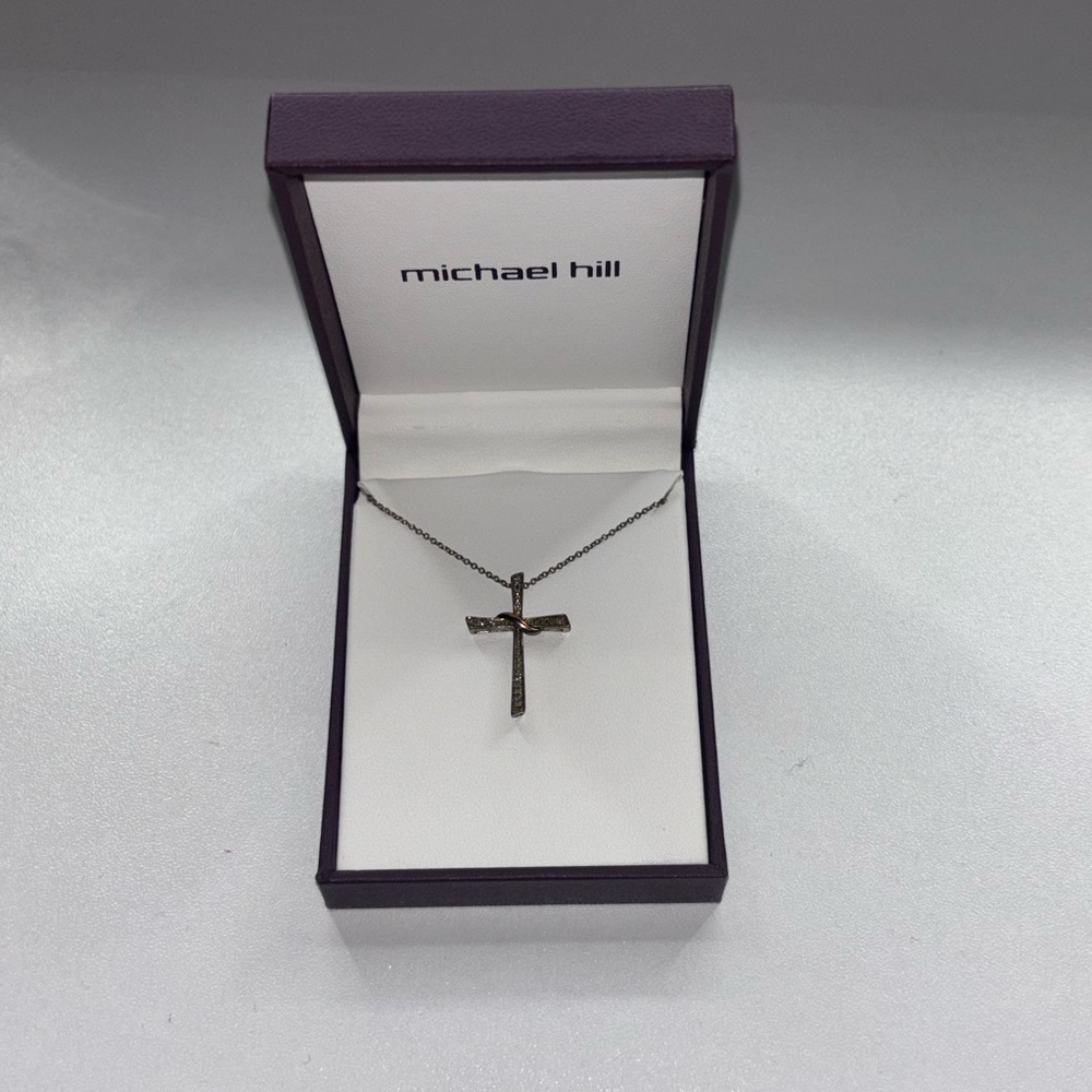 Micheal Hill Cross Necklace